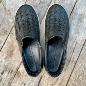 Ecco Soft 7 Woven Leather Slip-On II Sneakers
